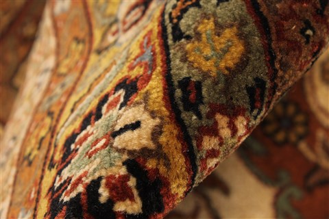 Kashan Beige Hand Knotted 1111 X 152 Area Rug 250-28545 Image 8