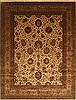 Kashan Beige Hand Knotted 1111 X 152  Area Rug 250-28545 Thumb 0