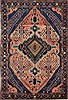 Hamedan Red Hand Knotted 45 X 70  Area Rug 500-28546 Thumb 0