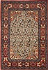Hamedan White Hand Knotted 68 X 90  Area Rug 500-28548 Thumb 0