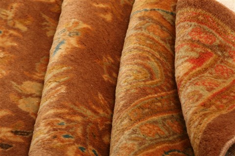 Joshaghan Yellow Square Hand Knotted 71 X 73 Area Rug 100-28550 Image 2