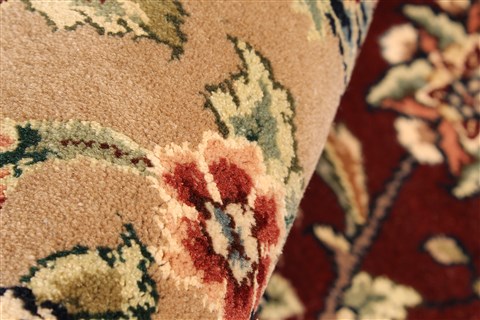 Tabriz Beige Hand Knotted 120 X 150 Area Rug 250-28552 Image 10