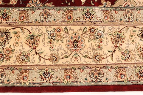 Tabriz Beige Hand Knotted 120 X 150 Area Rug 250-28552 Image 3