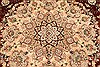 Tabriz Beige Hand Knotted 120 X 150 Area Rug 250-28552 Thumb 2