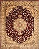 Tabriz Beige Hand Knotted 120 X 150 Area Rug 250-28552 Thumb 0