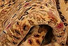 Kerman Beige Hand Knotted 69 X 100 Area Rug 253-28557 Thumb 1