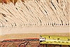Kerman Beige Hand Knotted 69 X 100 Area Rug 253-28557 Thumb 5