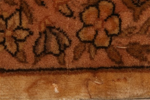 Kerman Brown Hand Knotted 610 X 99 Area Rug 253-28558 Image 1
