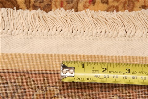 Kerman Brown Hand Knotted 610 X 99 Area Rug 253-28558 Image 6