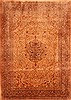 Kerman Brown Hand Knotted 610 X 99  Area Rug 253-28558 Thumb 0