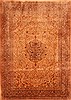Kerman Brown Hand Knotted 610 X 99 Area Rug 253-28558 Thumb 0