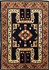 Sarouk Black Hand Knotted 54 X 74  Area Rug 500-28559 Thumb 0