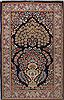 Sarouk Blue Hand Knotted 36 X 55  Area Rug 500-28564 Thumb 0