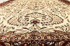 Tabriz Beige Hand Knotted 119 X 150  Area Rug 250-28566 Thumb 3