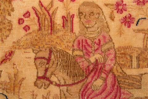 Kerman Yellow Hand Knotted 70 X 96  Area Rug 253-28571 Image 1