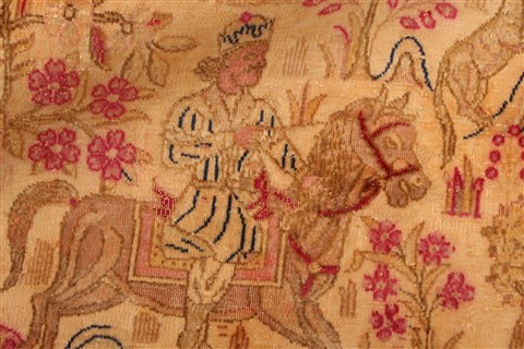 Kerman Yellow Hand Knotted 70 X 96  Area Rug 253-28571 Image 2