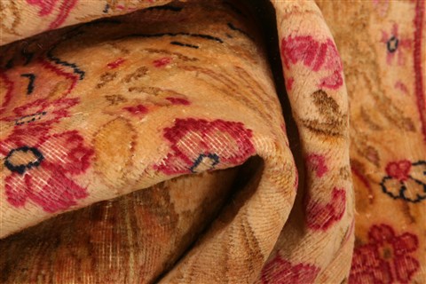 Kerman Yellow Hand Knotted 70 X 96  Area Rug 253-28571 Image 3