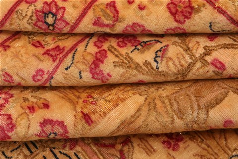 Kerman Yellow Hand Knotted 70 X 96  Area Rug 253-28571 Image 6