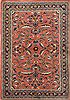 Sarouk Red Hand Knotted 48 X 69  Area Rug 500-28572 Thumb 0