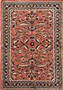 Sarouk Red Hand Knotted 48 X 69  Area Rug 500-28572 Thumb 0