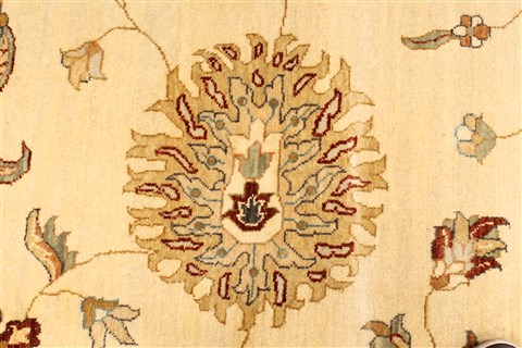 Ziegler Beige Hand Knotted 120 X 157 Area Rug 250-28574 Image 12