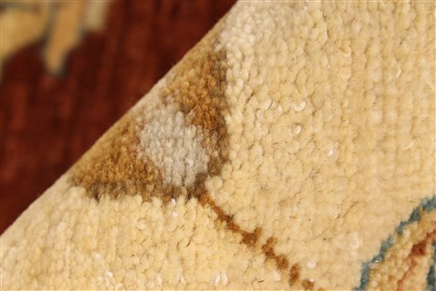 Ziegler Beige Hand Knotted 120 X 157 Area Rug 250-28574 Image 9
