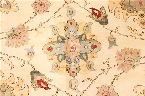 Chobi Beige Hand Knotted 1110 X 155 Area Rug 250-28577 Image 2