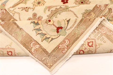 Chobi Beige Hand Knotted 1110 X 155 Area Rug 250-28577 Image 6