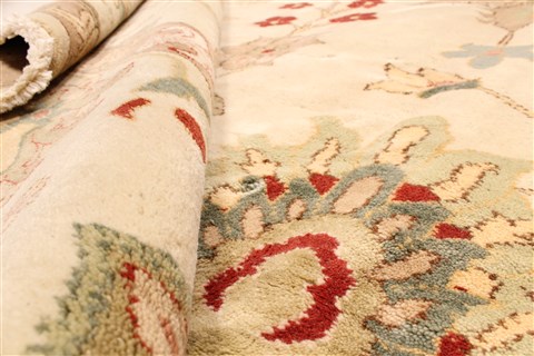 Chobi Beige Hand Knotted 1110 X 155 Area Rug 250-28577 Image 7