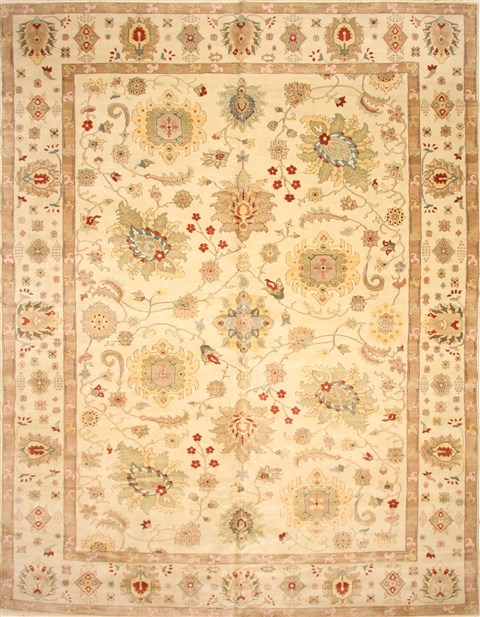 Chobi Beige Hand Knotted 1110 X 155 Area Rug 250-28577 Image 0