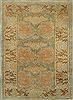 Oushak Green Hand Knotted 41 X 55  Area Rug 500-28579 Thumb 0