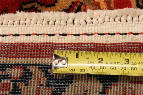 Tabriz Red Hand Knotted 67 X 93 Area Rug 100-28582 Image 5