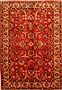 Tabriz Red Hand Knotted 67 X 93 Area Rug 100-28582 Thumb 0