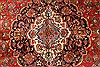 Najaf-abad Red Hand Knotted 110 X 165  Area Rug 250-28583 Thumb 2