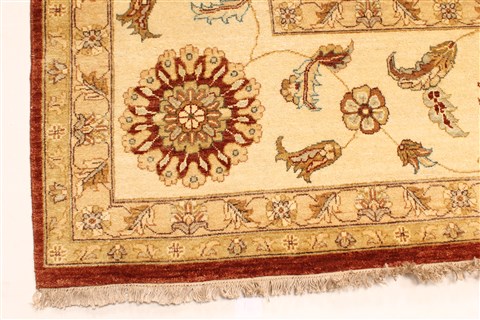 Ziegler Beige Hand Knotted 1110 X 157 Area Rug 250-28584 Image 1