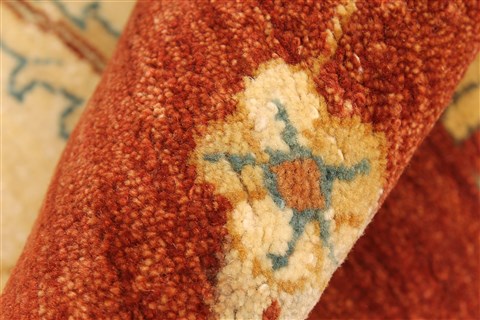 Ziegler Beige Hand Knotted 1110 X 157 Area Rug 250-28584 Image 9