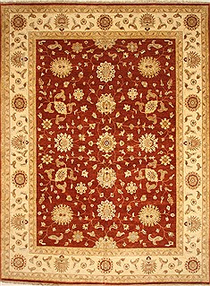 Ziegler Beige Hand Knotted 11'10" X 15'7"  Area Rug 250-28584