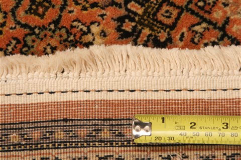 Tabriz Brown Hand Knotted 67 X 93 Area Rug 100-28585 Image 6
