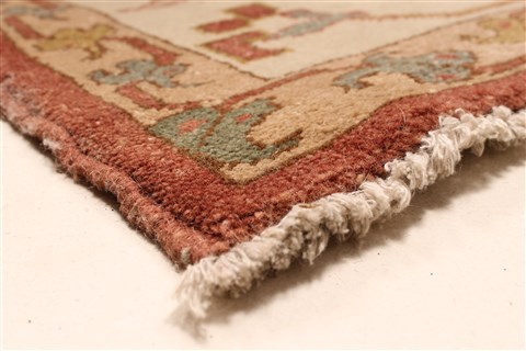 Chobi Beige Hand Knotted 126 X 165 Area Rug 250-28586 Image 13