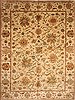 Chobi Beige Hand Knotted 126 X 165 Area Rug 250-28586 Thumb 0