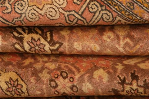Hereke Orange Hand Knotted 61 X 90 Area Rug 253-28587 Image 4