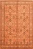 Hereke Orange Hand Knotted 61 X 90  Area Rug 253-28587 Thumb 0