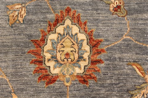 Ziegler Beige Square Hand Knotted 119 X 120 Area Rug 250-28588 Image 12