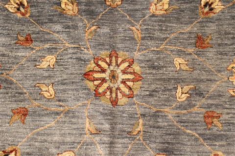 Ziegler Beige Square Hand Knotted 119 X 120 Area Rug 250-28588 Image 2