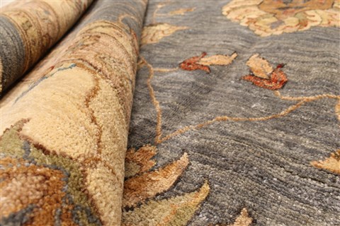 Ziegler Beige Square Hand Knotted 119 X 120 Area Rug 250-28588 Image 7