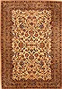 Tabriz Beige Hand Knotted 62 X 90  Area Rug 253-28589 Thumb 0