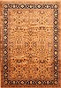 Tabriz Beige Hand Knotted 67 X 97  Area Rug 100-28593 Thumb 0