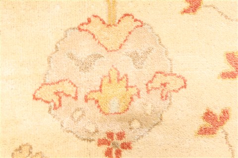 Oushak Beige Hand Knotted 120 X 164 Area Rug 250-28594 Image 11