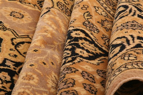 Tabriz Brown Hand Knotted 69 X 99 Area Rug 100-28595 Image 2