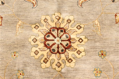 Ziegler Beige Hand Knotted 121 X 154 Area Rug 250-28596 Image 12